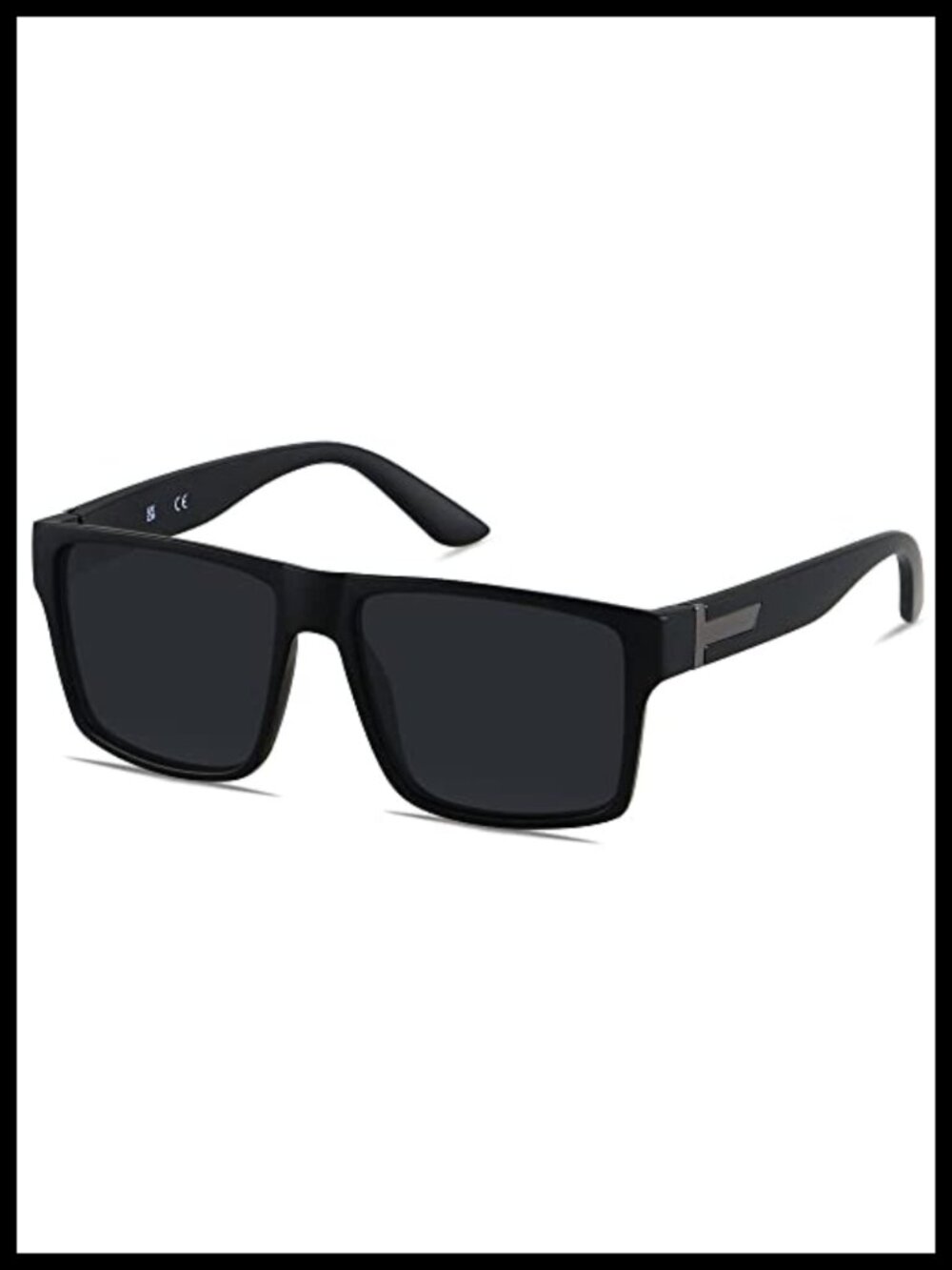 Polarized Oversized Square Sunglasses UV400 Rectangle Shades